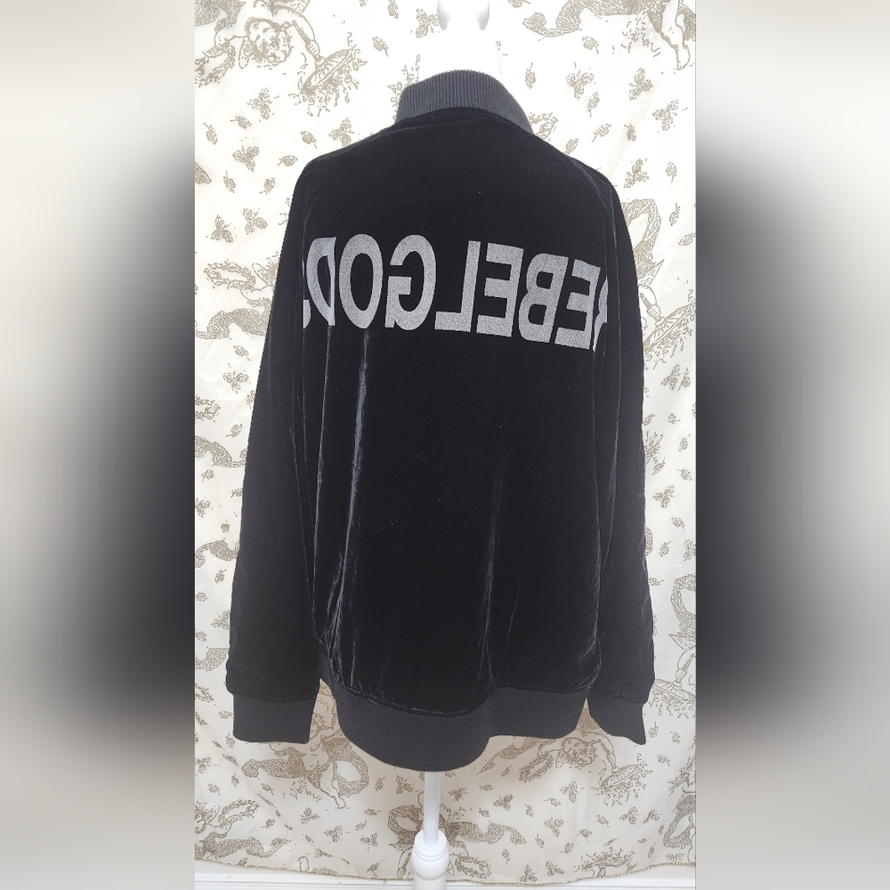 Undercover AW02 'Rebelgods' Velour Bomber Jacket - witches cell division Xl - Picture 6 of 6